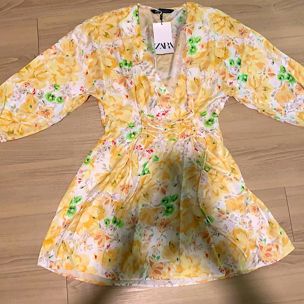 Zara Floral Corset Dress